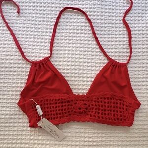 NWT Frankie’s Bikinis Seamless Bikini Top